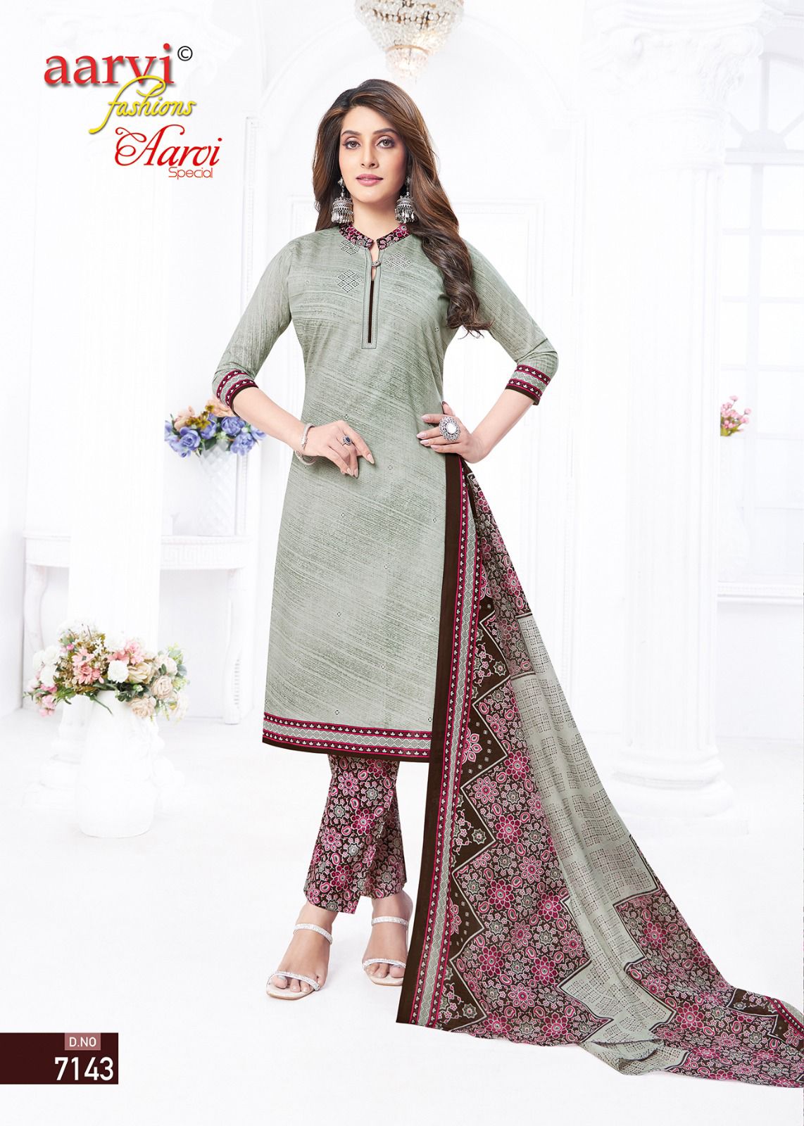 Special Vol 19 By Aarvi Cotton Dress Material Catalog
